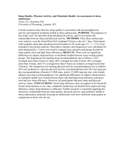 Acesss the abstracts from the 2016 RMACSM Annual