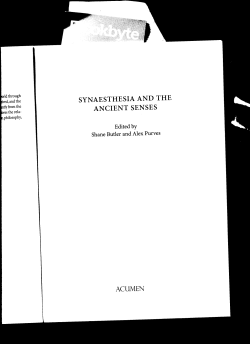 Colour as Synaesthetic Experience in Antiquity