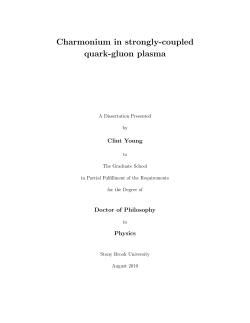 Charmonium in strongly-coupled quark-gluon plasma