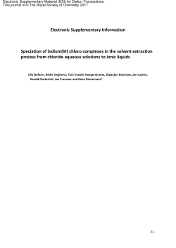 Supplementary Information - Royal Society of Chemistry