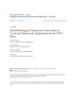 Bond Breaking and Temporary Anion States in Uracil and Halouracils