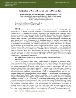 Rationale of the study - European Online Journal of Natural and