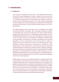 Guidelines for the Implementation of Controlled Burning Practices