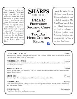 Signature Smoked Chicken Recipe