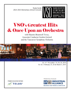 VSO`s Greatest Hits - Vancouver Symphony Orchestra