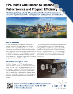 PPA Teams with Duncan to Enhance Public