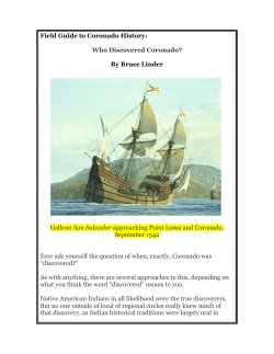 Who Discovered Coronado? - Coronado Historical Association