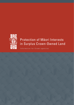 Protection Mechanism: information for Crown Agencies