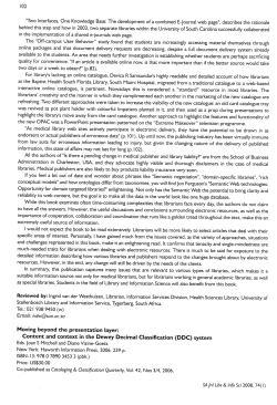 Print this article - South African Journal of Libraries and Information