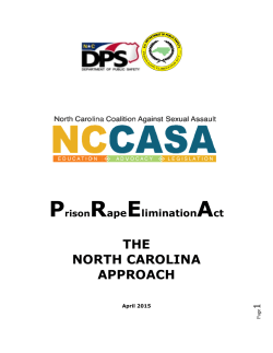 north caro a the north carolina approach