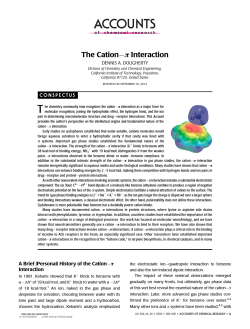 The CationА&pi; Interaction