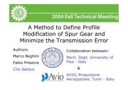 A Method to Define Profile Modification of Spur Gear and Minimize
