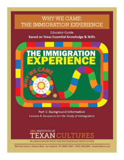 Additional Resources - Institute of Texan Cultures