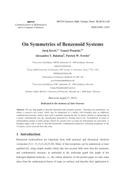 On Symmetries of Benzenoid Systems
