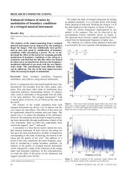 Enhanced richness of notes by modulation of