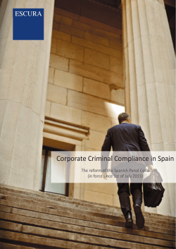 Criminal Corporate Compliance in Spagna.indd