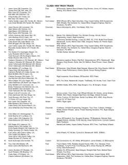 CLASS 1400 TRICK TRUCK