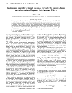 Engineered omnidirectional external