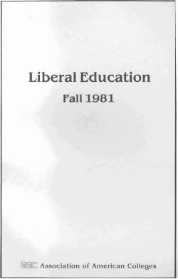 Notes on the Relevance of Life Course Research to Liberal Arts