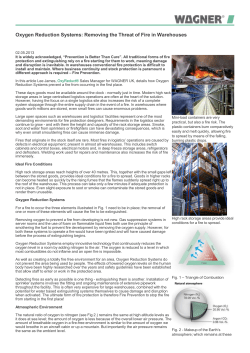 Oxygen Reduction Systems: Removing the Threat of Fire