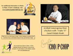 Chef Ryan Vargas` Grilled Mojo Chicken Recipe