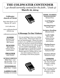 16 - Coldwater church of Christ