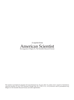 China Journal I - American Scientist