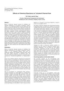 Effects of Chemical Reactions on Turbulent Channel flow