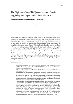 article - Section de common law