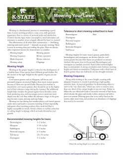 MF1155 Mowing Your Lawn - KSRE Bookstore