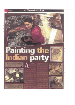 Times of India Delhi, &laquo; painting the Indian party