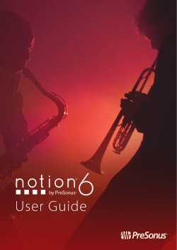 Notion 6 User Guide