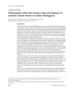 Deforestation alters the resource base and biomass of