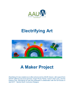 ELECTRIFYING ART A Maker Project
