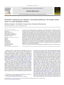 Assortative mating by size without a size