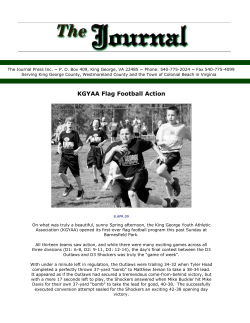 KGYAA Flag Football Action
