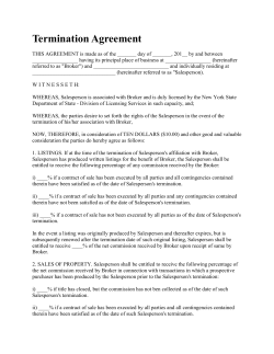 Termination Agreement