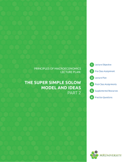 the super simple solow model and ideas part 2