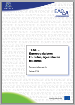TESE - Thesaurus for Education Systems in - Eacea