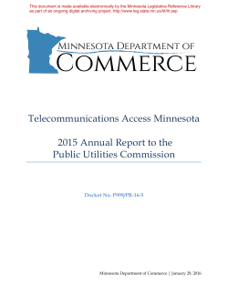 tam administration - Minnesota Legislature