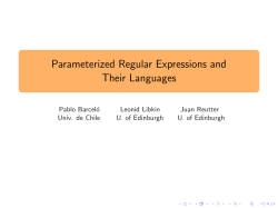 Slides - Juan Reutter