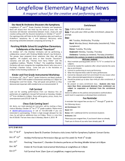 Longfellow Elementary Magnet News