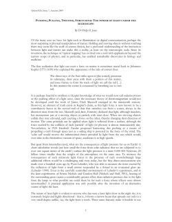 The Power of Light under the Microscope