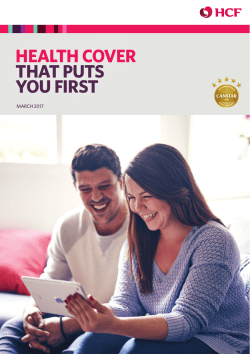 health cover that puts you first