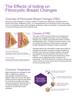 The Effects of Iodine on Fibrocystic Breast Changes