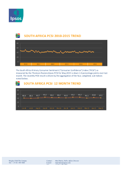 Primary Consumer Sentiment Index