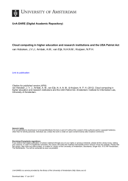 Cloud computing in higher education and research institutions and