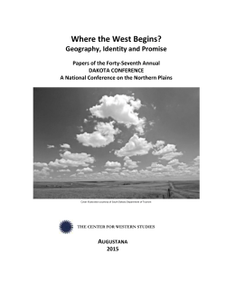 Papers of the 2015 Dakota Conference