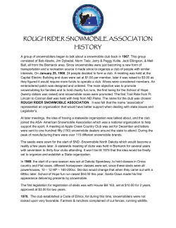Club History - Rough Rider Snowmobile Club
