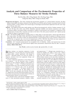 Analysis and Comparison of the Psychometric Properties of